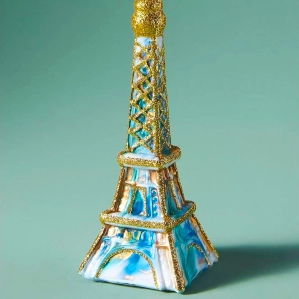 Anthropologie- Eiffel tower ornament